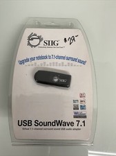 SIIG SoundWave USB 1.0/1.1 (CES00012S2) Sound Card New Laptop USB picture