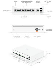 Ubiquiti UISP Hosting Console with Integrated Switch and Multi Gigabit Gateway picture