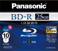 Panasonic LM-BR25LH10N Blu-ray Disc 25GB 4x Speed 10 Pack Japan picture