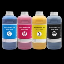 1000ML 4 Color Eco-Solvent Ink for Eps DX5 DX7 XP600 TX800 Inkjet Printer picture