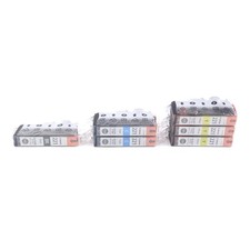 Canon CLI-221BK Black CLI-221C Cyan CLI-221Y Yellow Ink Tanks Cartridges OEM Lot picture
