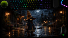 Vivi FF9 XXL Gaming Mouse Pad Black Mage Anime Desk Mat picture