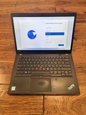 Lenovo ThinkPad T490s i5-8365U 256GB SSD 16GB RAM Windows 11 Pro VGC picture