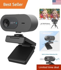 Professional 4K Webcam with 100° Wide Angle & Plug Play for Effortless Streaming picture
