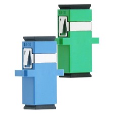 50/100pcs Singlemode Simplex Fiber Optic Adapter/adaptor With Flange SC upc apc picture