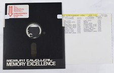 Vtg Memorex Computer Floppy Disk - Rare, Untested, As-Is (Atari, Antic Aug 86) picture
