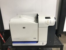 HP Color LaserJet CP3525N CC469A Printer 18K pgs Toner USB Eth Cbls Inc picture