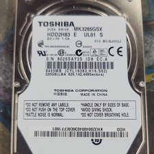 Toshiba MK3265GSX (HDD2H83 E UL01 B) 010 B0/GJ002J Laptop 320GB 2.5
