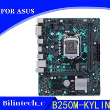 FOR ASUS B250M-KYLIN 32GB LGA1151 DDR4 DVI+ Motherbroad Test ok picture