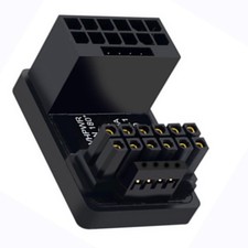 12VHPWR 180 Degree Angled Adapter 600W PCIe 5.0 ATX 3.0 16 Pin Style B GPU picture