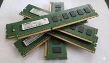 (Tested, Lot of 8) ELPIDA 4GB 2Rx8 PC3-10600E-9-10-E3 picture