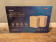 Sealed ASUS ZenWiFi BT8 BE14000 WiFi 7 Tri-Band Mesh Router 2 Pack Wrty 12/24/27 picture