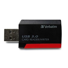 Verbatim Corporation 98538 Pocket Card Reader Usb 3.0 Sd And Microsd Formats picture