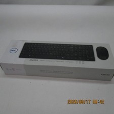 DELL KM555 SILENT COMPACT WIRELESS KEYBOARD & MOUSE BUNDLE BLACK BLUETOOTH T5-A2 picture