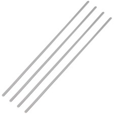 4pcs Laptop Rubber Feet Strips, 11.81x0.24x0.04in Anti-Slip Bumper Bottom Rub... picture