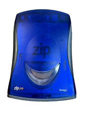 Iomega Zip 250MB USB External Drive Z250USBPCM Vintage Blue Portable Drive Only picture