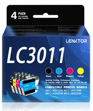 LC3011 4PK 1BK 1C 1M 1Yellow Ink Cartridge for MFC-J491DW J497DW J690DW J895DW picture