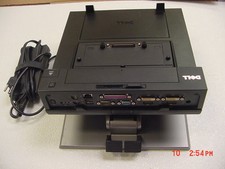 Dell MT002 Laptop Stand and E-View PR03X Docking Station With Genuine AC Adapter picture