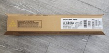 Ricoh Savin Lanier 821302 Yellow Toner Cartridge SP C430A Genuine New Sealed Box picture