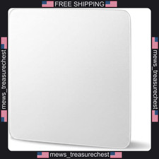 Gaming Mouse Pad Large 400x500mm Tempered Glass White Non-Slip Surface picture