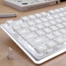 Seunkwang EWEADN X7S Wireless (RF) Keyboard, White LED Thru-lit (TM) picture