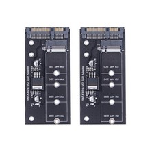 2PCS M.2 NGFF to SATA Adapter Card For NGFF M.2 2280 2260 2242 2230 SSD picture
