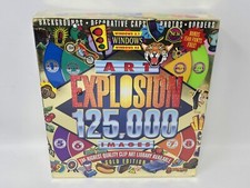 VTG 1996 Nova Art Explosion 125,000 Images Gold Edition Big Box for Windows, NEW picture