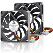 GDSTIME Quiet 80Mm Fan, 12V 3PIN 80Mm X 80Mm X 10Mm Brushless DC Fan for CPU Coo picture