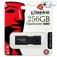 🔥HOT DEAL🔥 Kingston DataTraveler 100 G3 USB 3.1 Pendrive 256GB (10 PCS Bundle) picture