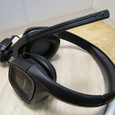 Plantronics Audio C5 A355 Black Headband Headsets picture