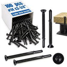100 Pcs #14 X 3-1/4