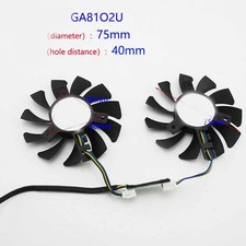 For ZOTAC GeForce GTX 970 4GB  Cooling Fan  GA81O2U Pair with Connecting Plate picture