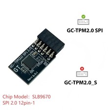 GC-TPM 2.0(12Pin) SPI SLB9670 Module for Gigabyte Motherboard Z690 GAMING X DDR4 picture