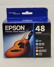 Epson T048920 Color Ink Cartridge 5 pack EXP 12/2017 (see descrip) NEW UNOPENNED picture