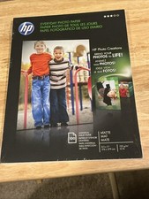 NOS 2010 HP Everyday Inkjet Photo Paper Matte 100 Sheets 8.5x11” NEW Sealed picture