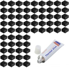 100pcs VRM 9mm Heatsink Kit + 10g Thermal Conductive Adhesive Silicone Glue, Sma picture