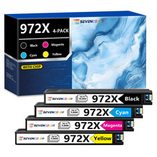 972X PageWide Color and Black High Yield Toner Set | 4-Pack, K/C/M/Y picture