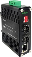 Industrial 10G OEO Fiber Extender SFP+ Media Converter 3R Repeater IP40 New picture