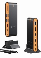 15-in-1 Docking Station – Triple Display, 4K/8K, USB-C 100W, 10Gbps Ports - NIB picture