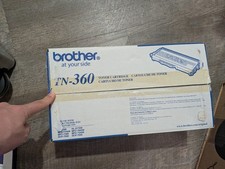 GENUINE - BROTHER TN-360 BLACK TONER CARTRIDGE - Open box but sealed picture
