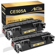 2 Pack CE505A Toner Cartridge For HP 05A LaserJet P2035 P2035N P2055DN P2050 picture