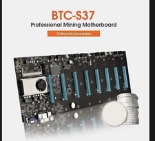 GPU Mining Kit + Motherboard All You Need To Gpu Mine BTC-S37 8gb ram 250gb SSD picture