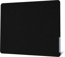 XVX Glass Mousepad Gaming, Black Hard Mouse Pads for Esports, Large Mouse Mat 16 picture