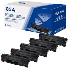5PK CE285A Toner Cartridge Black For HP 85A LaserJet ProP1005 P1006 P1102 P1102w picture