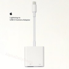 Genuine Apple Lightning to USB 3.0 Type-A Camera Adapter A1619 picture