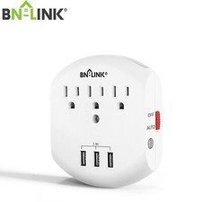 BN-LINK Multi Plug Outlet, USB Wall Charger with 3 Outlets, 3 USB Charging Ports picture