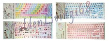 Desktop Laptop Keyboard Stickers Large Letters (USA Seller Fast Shipping) picture