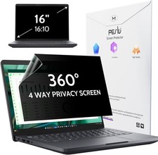 360° 4 Way Laptop Privacy Screen for 16 Inch Computer Monitor, Anti Glare Filter picture