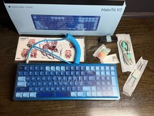 NuPhy Halo96 V2 Wireless Keyboard Custom Mod GravaStar Kailh Blue OPEN BOX picture