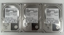 Lot of 3 HGST HUS724040ALA640 HDD 4TB SATA 6Gb/s 7.5K 3.5